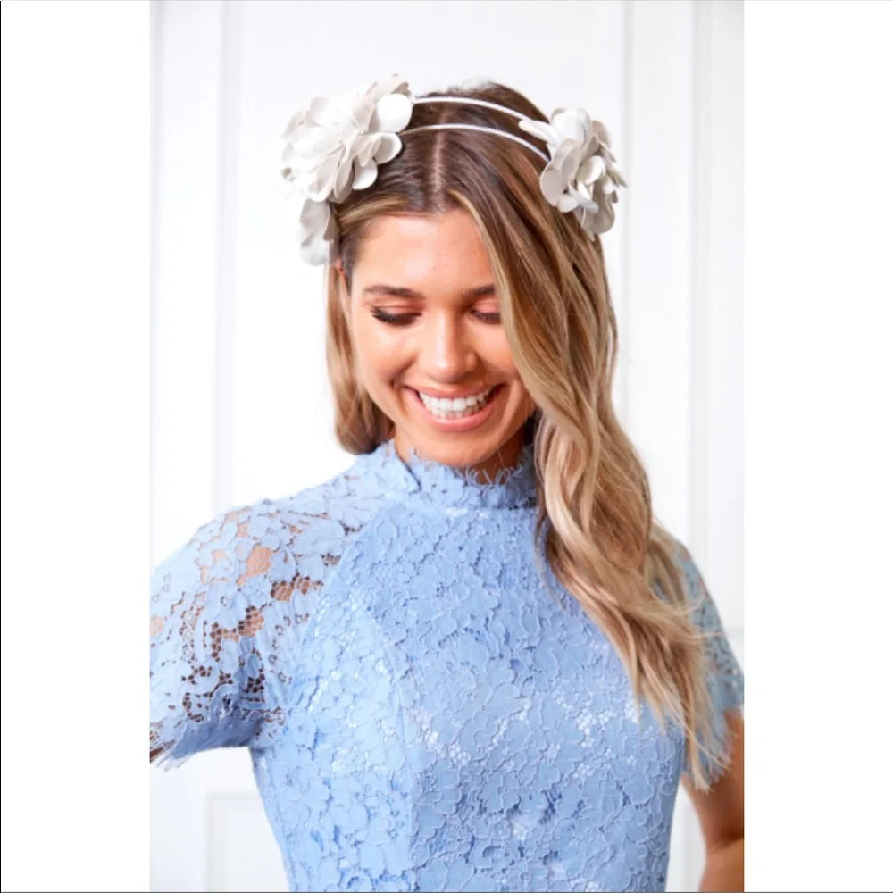 BOUTIQUE LACE WHITE CLOSET DRESS - Picture 3 of 9